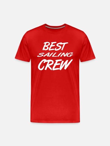 Sail - Men's Premium Organic T-Shirt - red