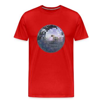 Bal Disco - T-shirt bio Premium Homme - rouge - Devant - Damien (186cm)