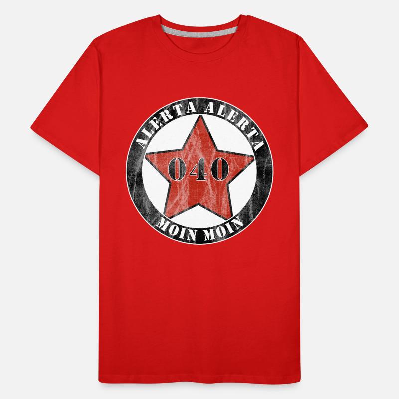 Antifascist Action Hamburg Men's Premium Organic T-Shirt