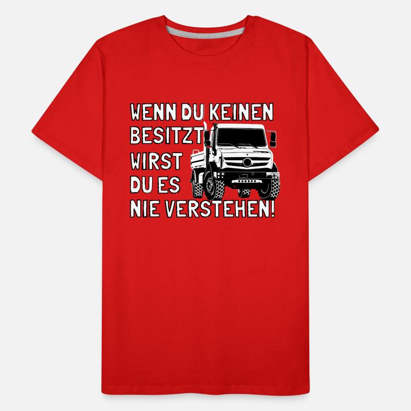 Unimog - Oldtimer - Offroad - Universal Motorgerät Männer Premium Bio T-Shirt