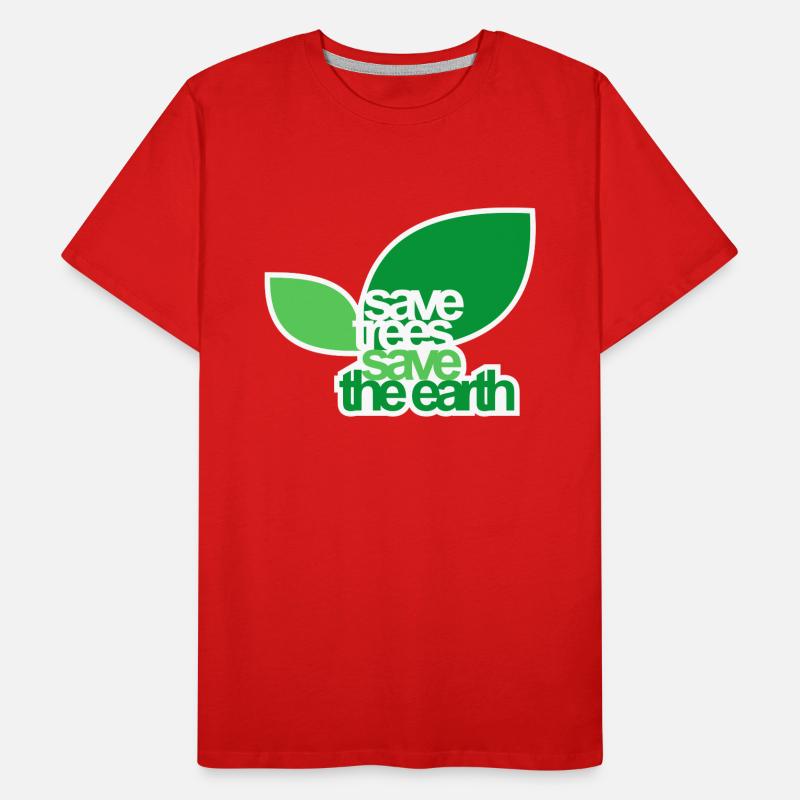 SAVE TREES Men's Premium Organic T-Shirt