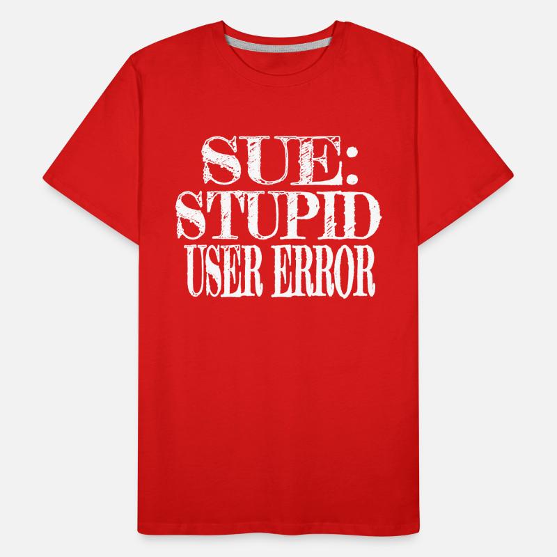 computer humour gift present present idea Men's Premium Organic T-Shirt