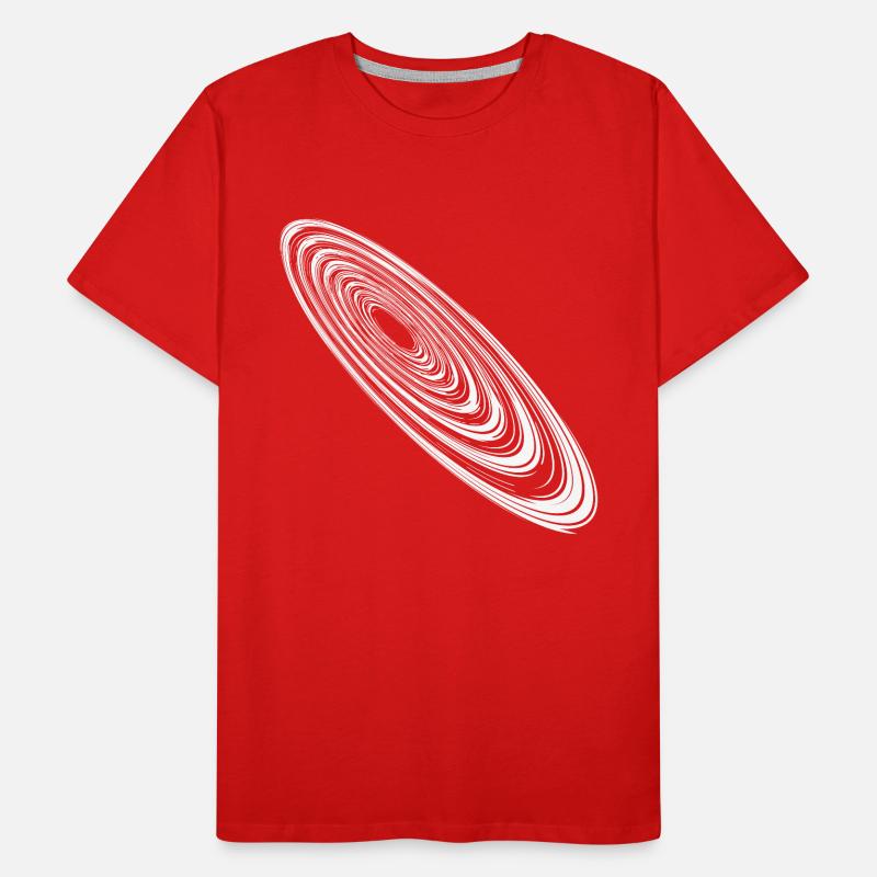 Elliptical Orbits Grunge Orbits Men's Premium Organic T-Shirt