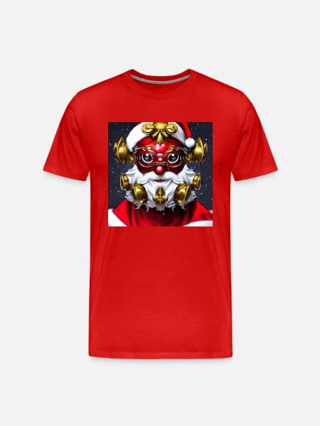 Series: distopia of christmas - Men's Premium Organic T-Shirt - red