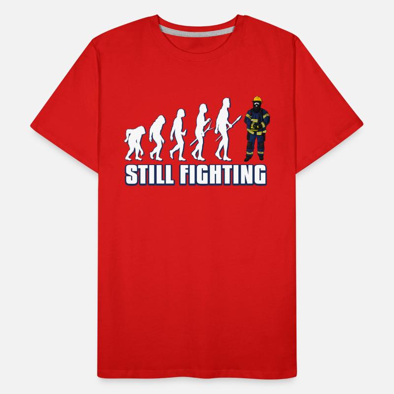 Evolution Firefighter Men's Premium Organic T-Shirt