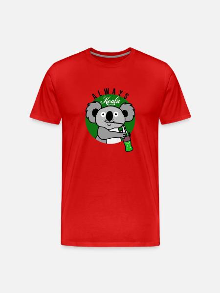 ALWAYS KOALA ! - T-shirt bio Premium Homme - rouge