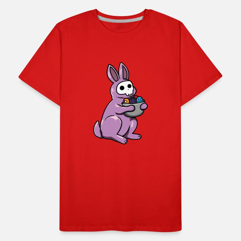 Gothic Rabbit Gothic Rabbit Gothic Easter Emo Goth Men's Premium Organic T-Shirt