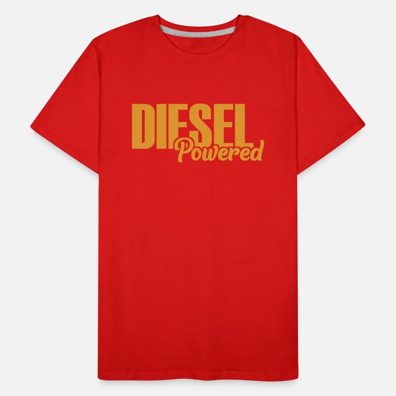 Diesel Powered - Engine - Compression-ignition - Propulsion Men's Premium Organic T-Shirt