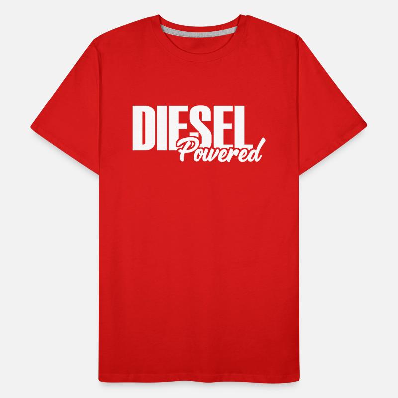 Diesel Powered - Engine - Compression-ignition - Propulsion Men's Premium Organic T-Shirt