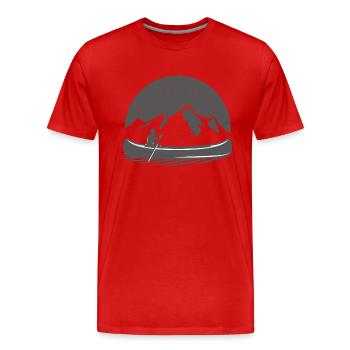 Wassersport - Männer Premium Bio T-Shirt - Rot - Vorne - Damien (186cm)