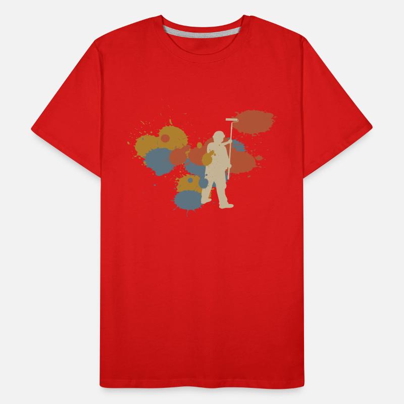 Painter Retro Craft Gift Men's Premium Organic T-Shirt