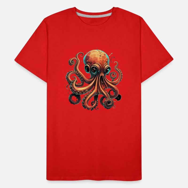 Pieuvre majestueuse T-shirt bio Premium Homme