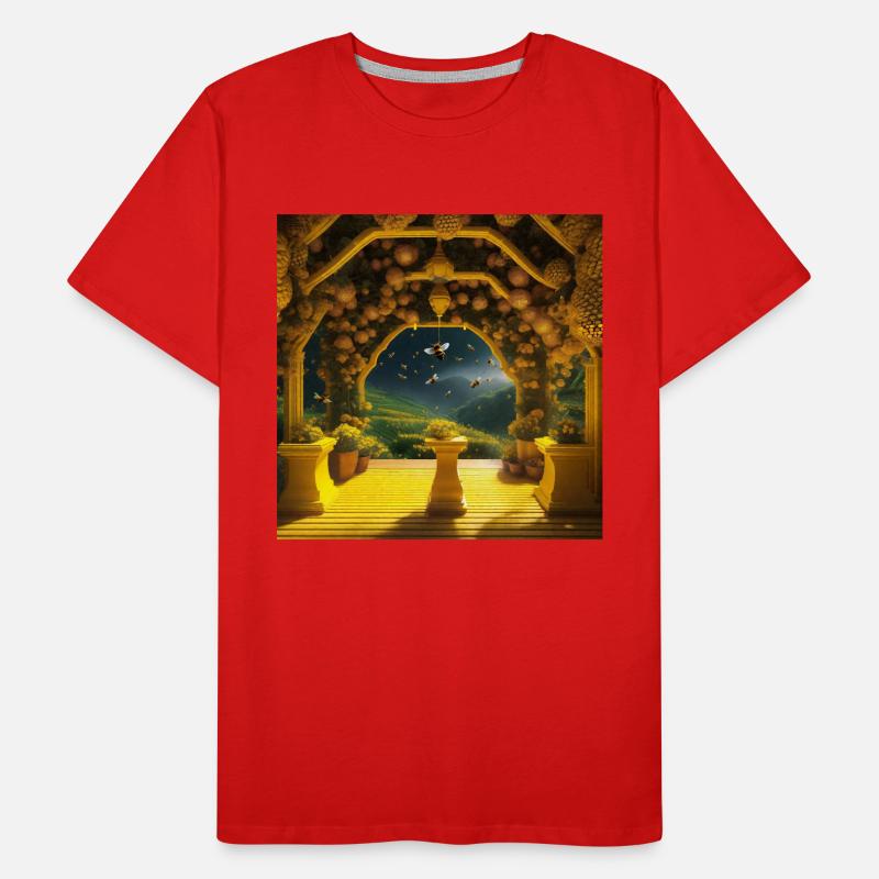 Inside the Beehive Men's Premium Organic T-Shirt