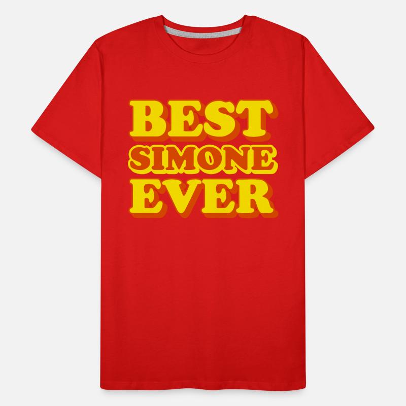Funny gift with first name Simone Men's Premium Organic T-Shirt