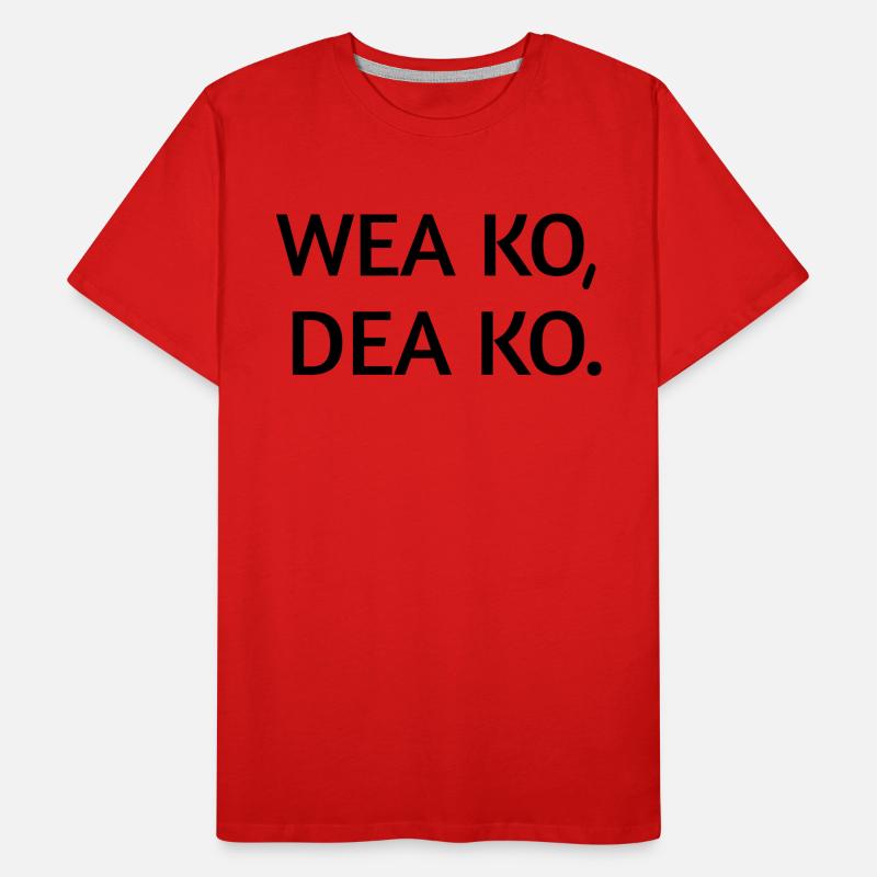 Wea ko dea ko T-shirt bio Premium Homme