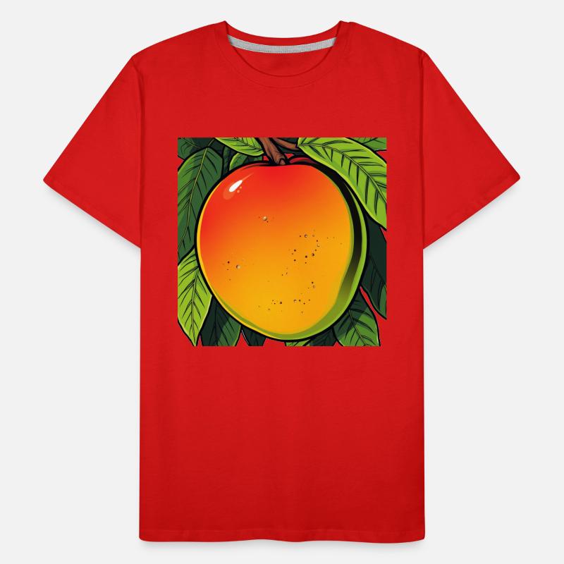Mango auf einem Baum Männer Premium Bio T-Shirt