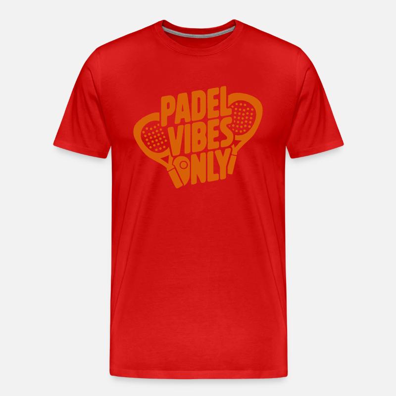 P V only 2 - Männer Premium Bio T-Shirt - Rot