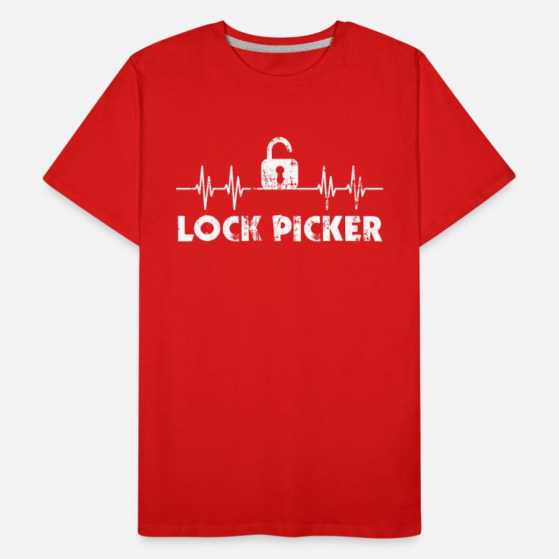 Lock Picker Lockpicking Men's Premium Organic T-Shirt