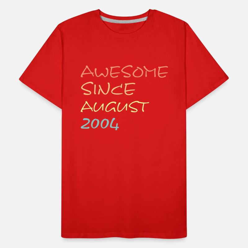 Awesome Since August 2004 Männer Premium Bio T-Shirt