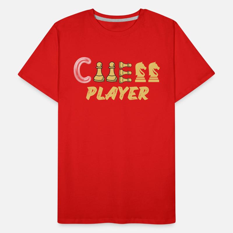 Chess Saying Gift Checkmate Queens Gambit Men's Premium Organic T-Shirt