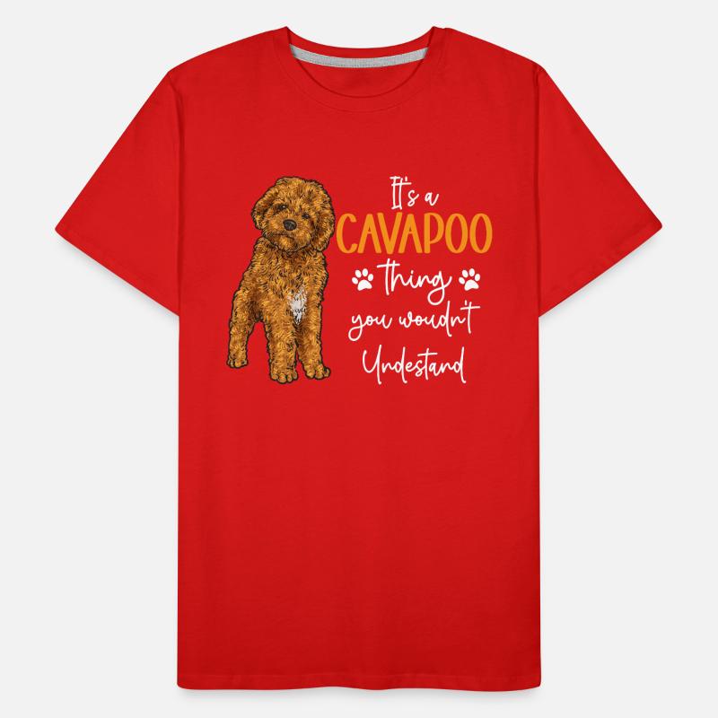 Cavapoo Cavoodle Capoodle Hund Männer Premium Bio T-Shirt