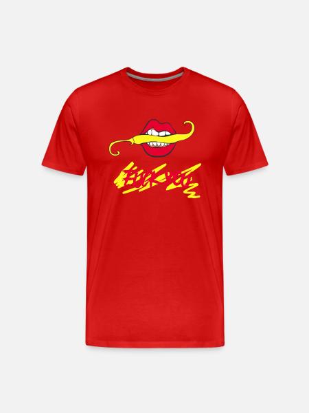 Fick dich - Männer Premium Bio T-Shirt - Rot