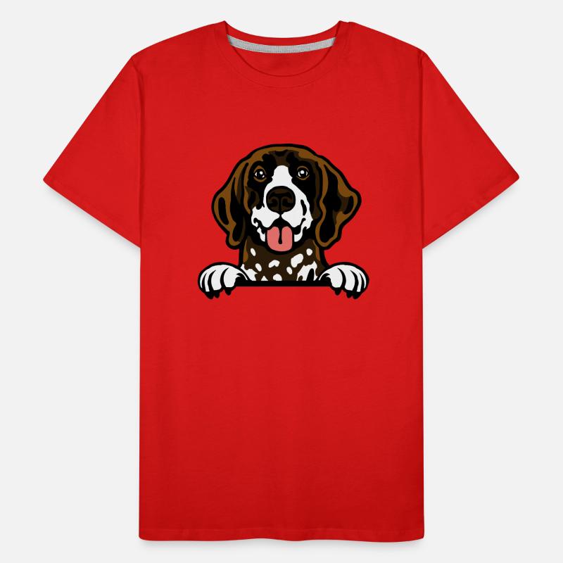 German Shorthaired Pointer Elegance Men's Premium Organic T-Shirt
