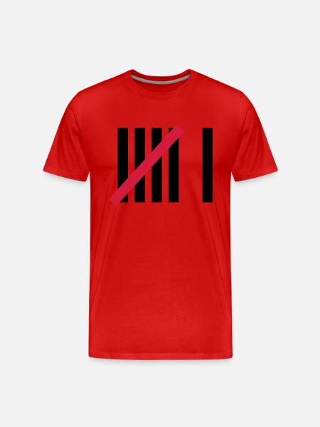 6th Birthday - Men's Premium Organic T-Shirt - red