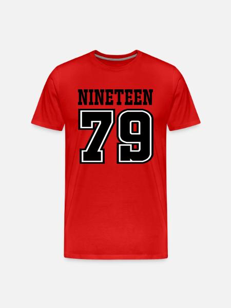 1979 - Men's Premium Organic T-Shirt - red