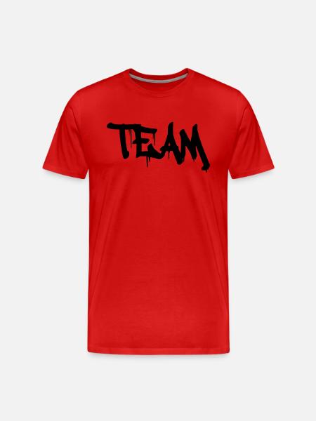 team - T-shirt bio Premium Homme - rouge