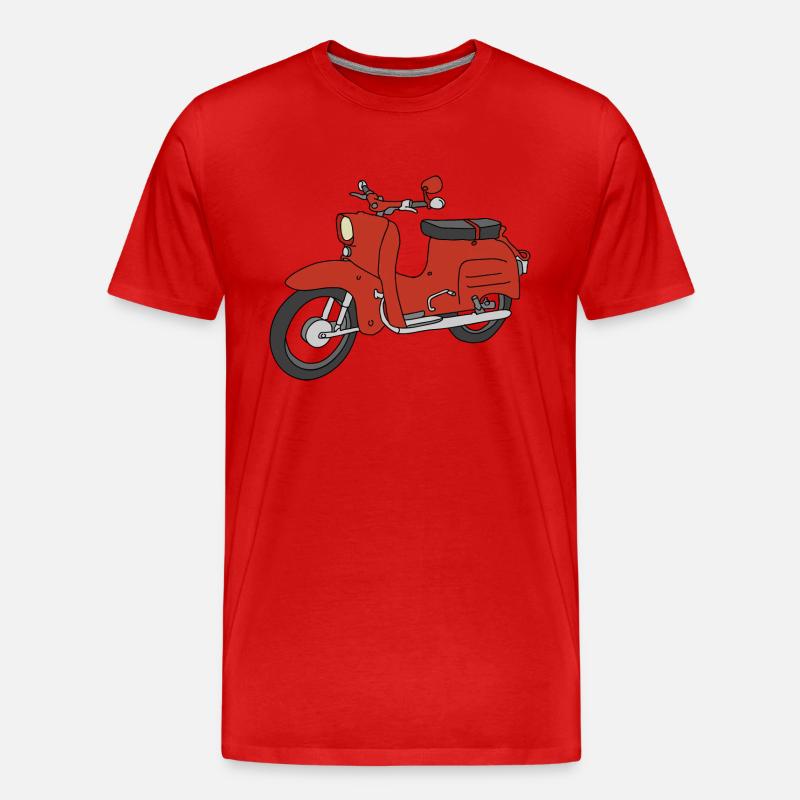 Schwalbe (ibizarot) - Männer Premium Bio T-Shirt - Rot