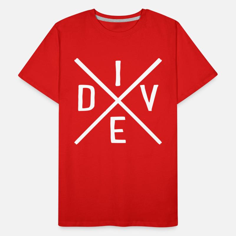 Plongée T-shirt bio Premium Homme