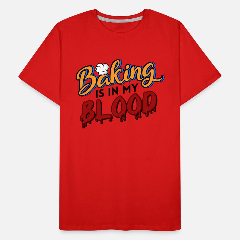 bäcker backstube handwerk backen sprüche kneter Männer Premium Bio T-Shirt