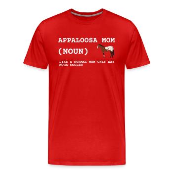 Appaloosa Horse Ranchers Riders Horse Show - Männer Premium Bio T-Shirt - Rot - Vorne - Damien (186cm)