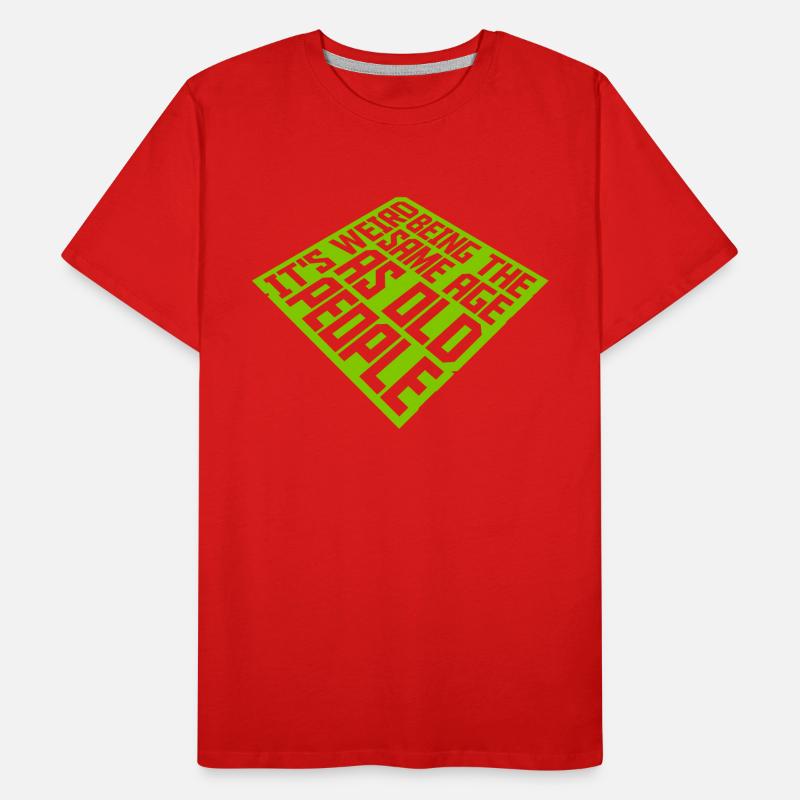 être âgé T-shirt bio Premium Homme