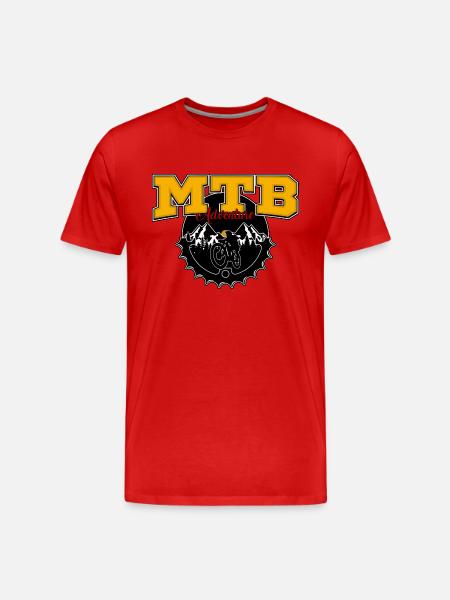 VTT - T-shirt bio Premium Homme - rouge