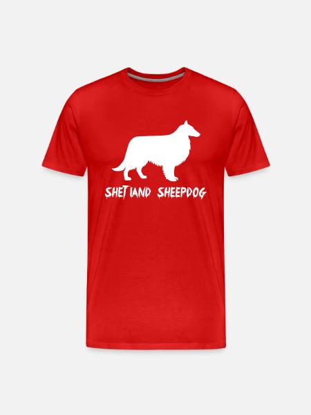 Dog Hund - Men's Premium Organic T-Shirt - red