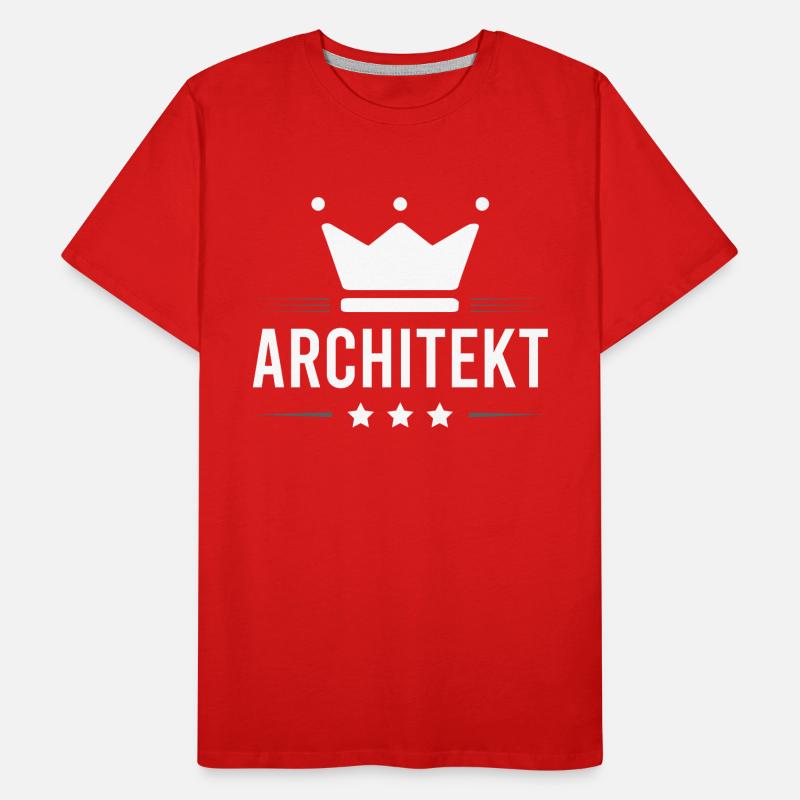 Architekt Beruf Männer Premium Bio T-Shirt