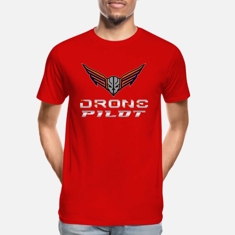 Drone Drones Drone Flight Drone Pilot Men's Premium Organic T-Shirt