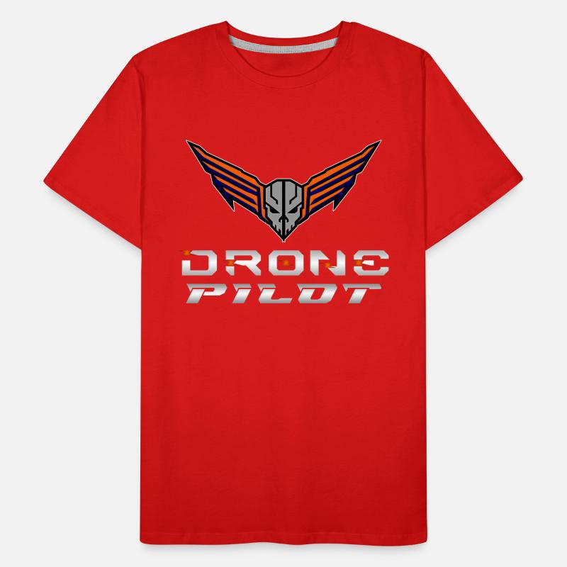 Drone Drones Drone Flight Drone Pilot Men's Premium Organic T-Shirt