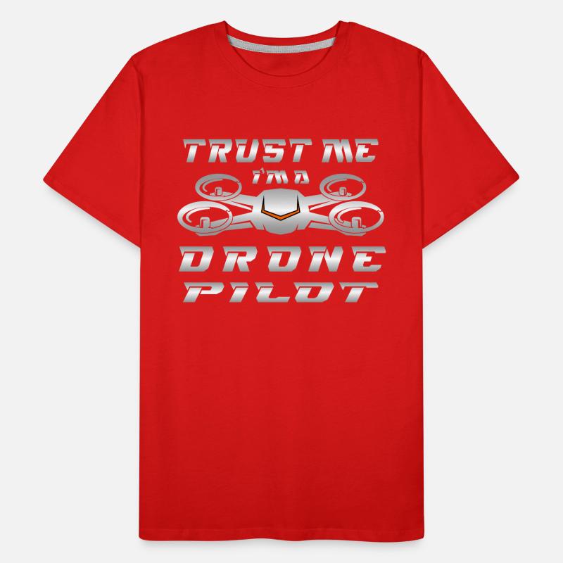 Drone Drones Drone Flight Drone Pilot T-shirt bio Premium Homme