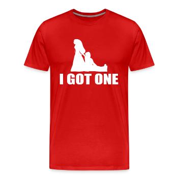 J’ai une future mariée - T-shirt bio Premium Homme - rouge - Devant - Damien (186cm)