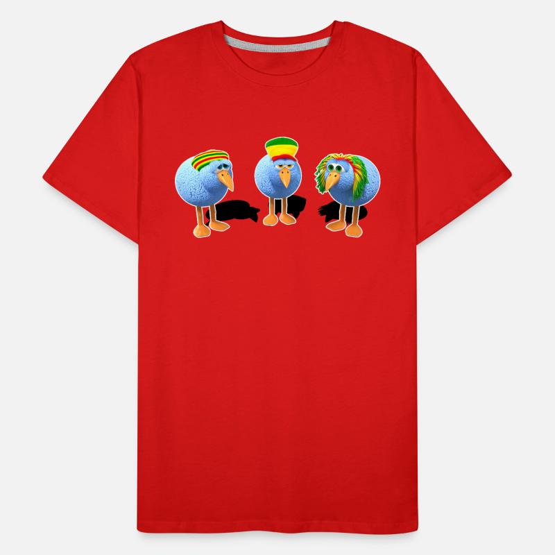 Three little Reggae Birds Men's Premium Organic T-Shirt