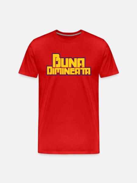 Romania Flag Balkans Holidays Bucharest - Men's Premium Organic T-Shirt - red