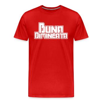 Rumänien Flagge Balkan Urlaub Bucharest - Männer Premium Bio T-Shirt - Rot - Vorne - Damien (186cm)