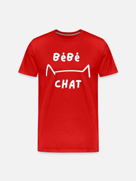 Baby cat - Men's Premium Organic T-Shirt - red