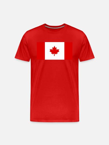 Canada - Men's Premium Organic T-Shirt - red