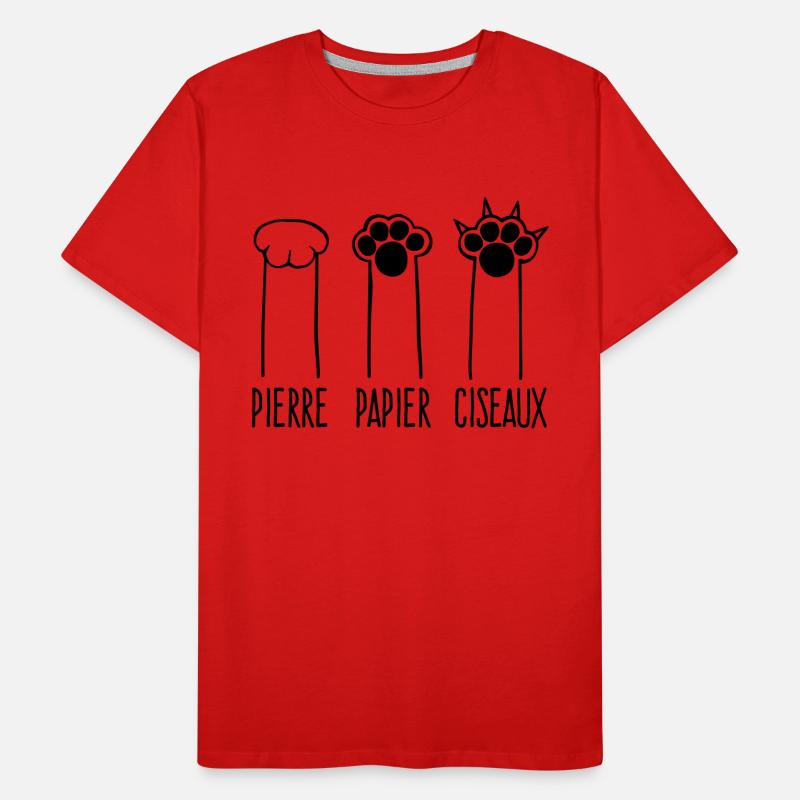 Pierre Papier Ciseaux T-shirt bio Premium Homme