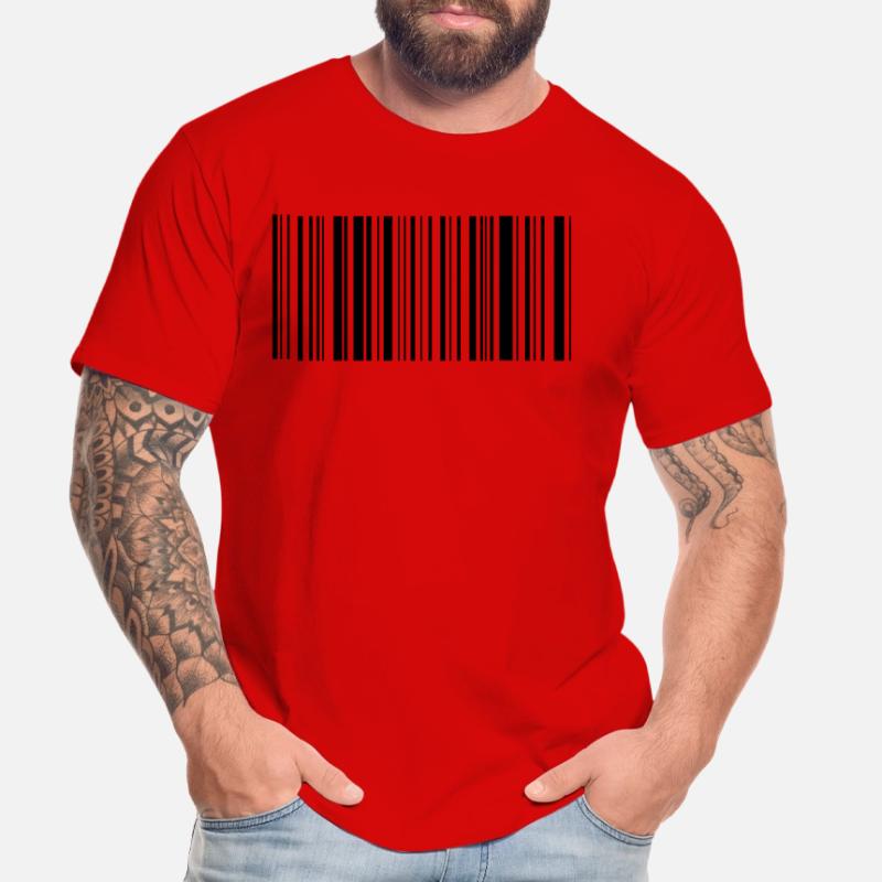 Bar code Men's Premium Organic T-Shirt