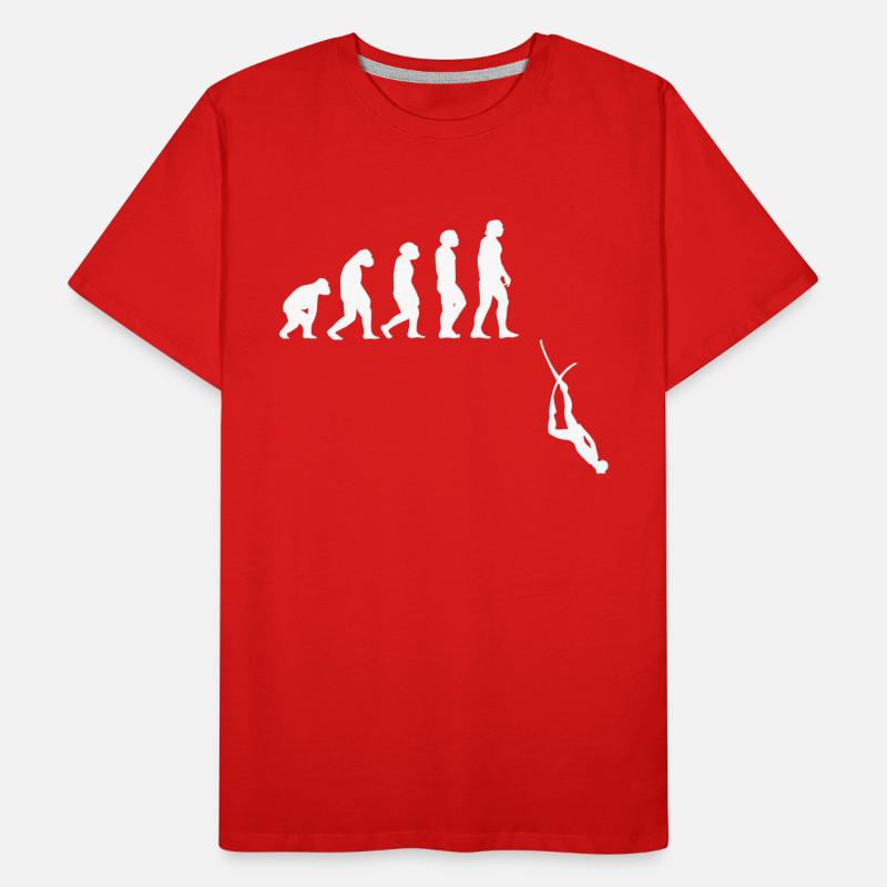 Évolution de l'apnée plongée T-shirt bio Premium Homme